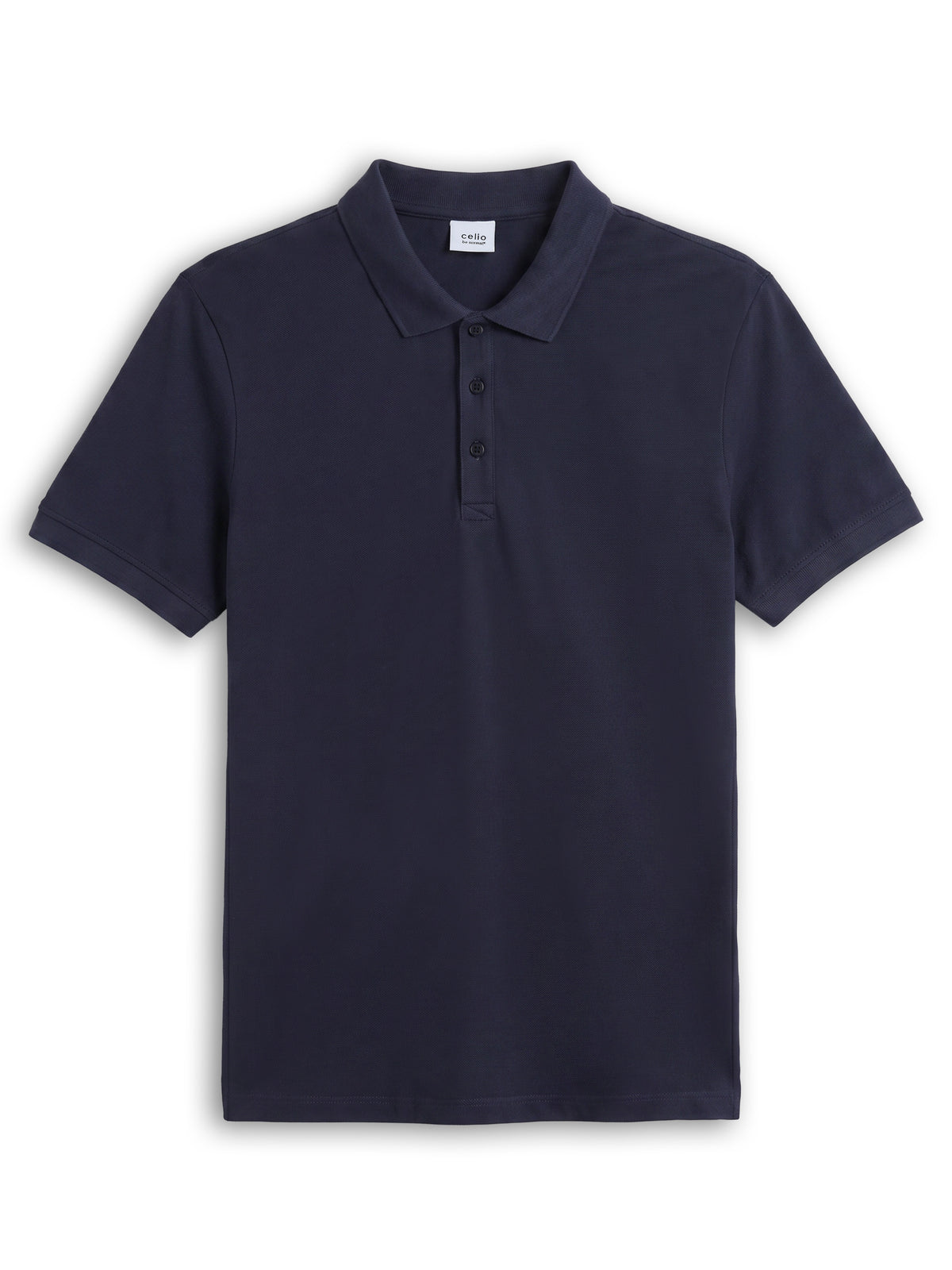 Straight Fit 100% Cotton T-Shirt - Navy Blue
