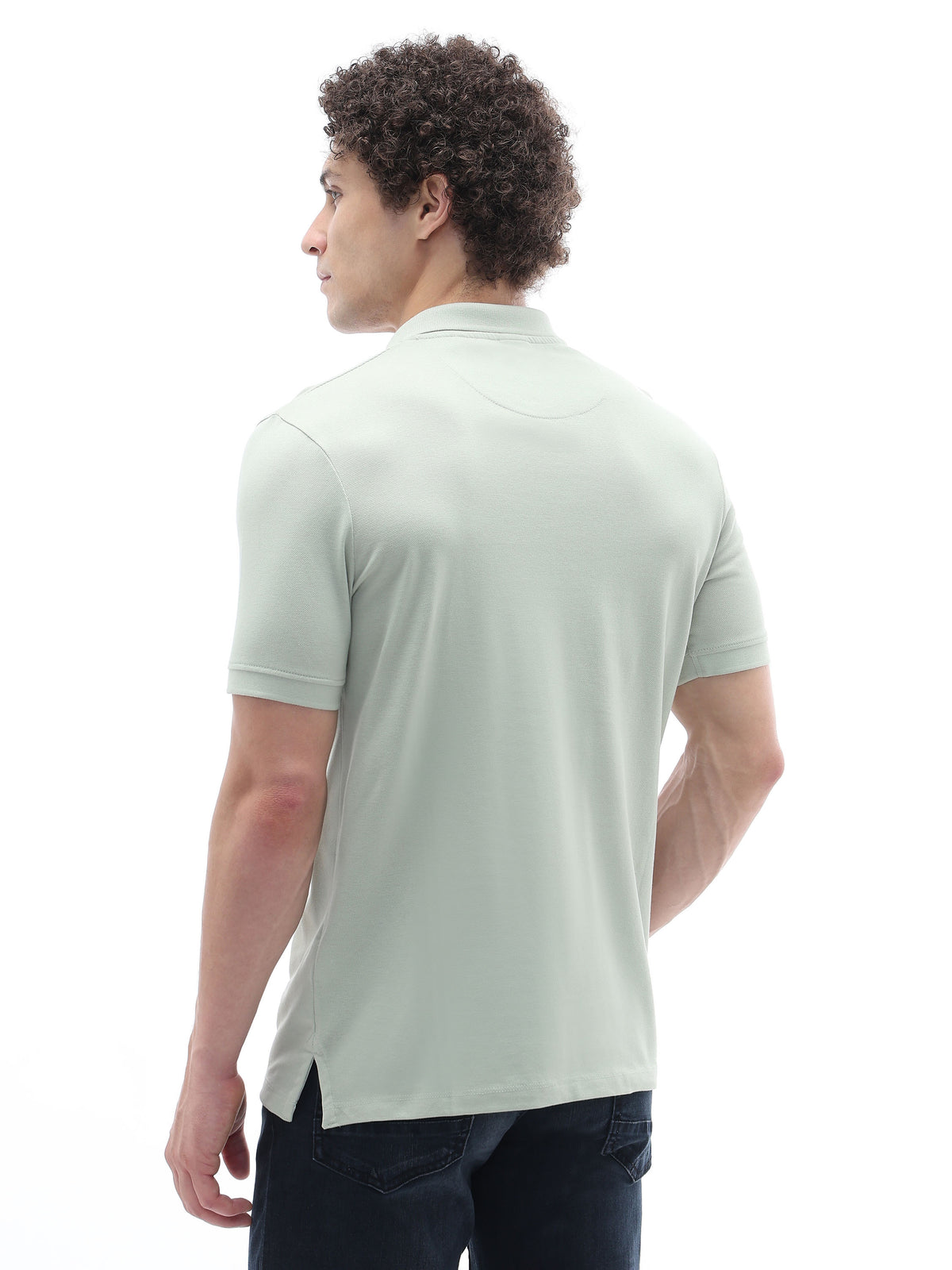 Straight Fit 100% Cotton T-Shirt - Green