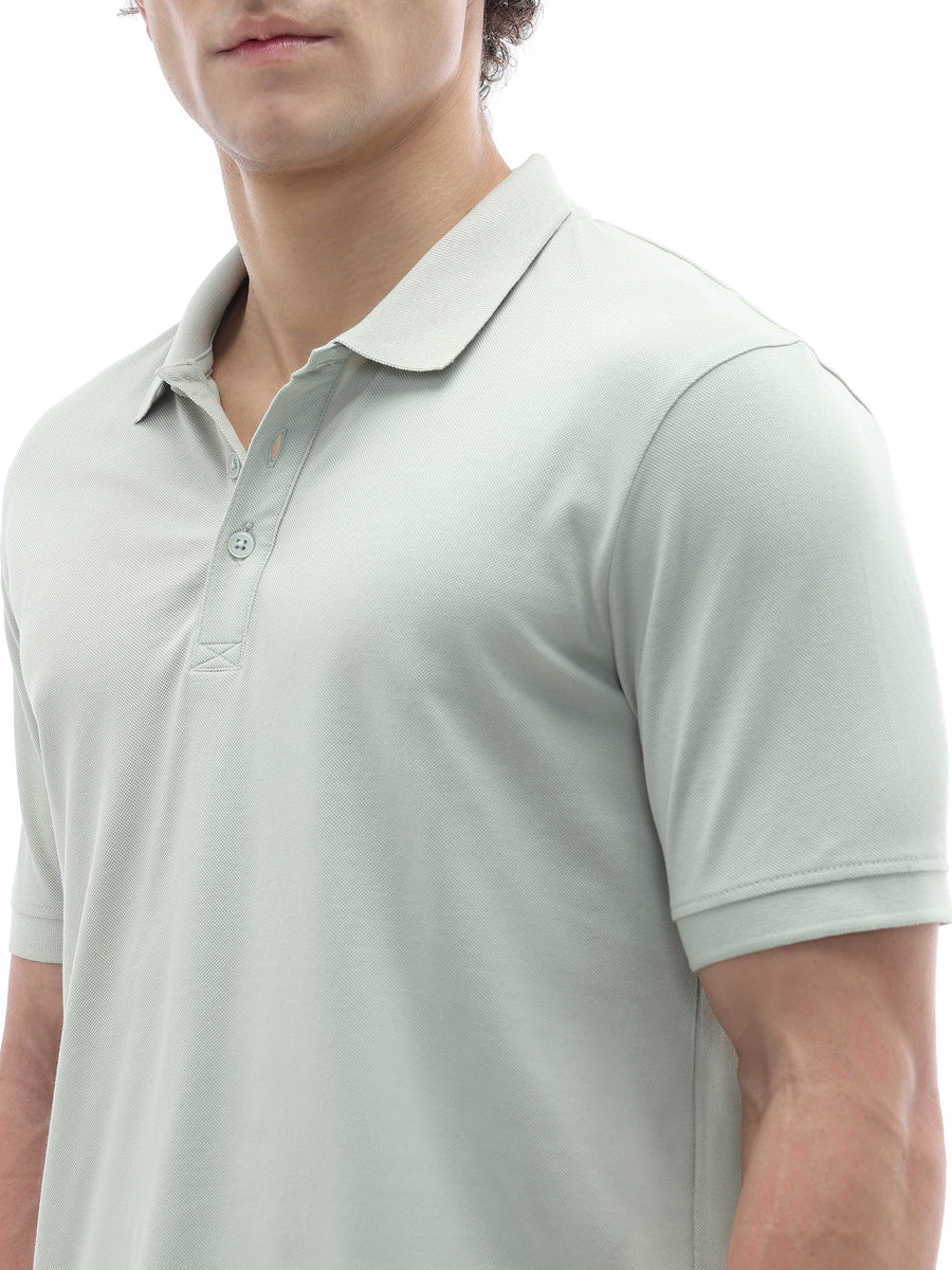 Straight Fit 100% Cotton T-Shirt - Green