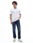 Straight Fit 100% Cotton T-Shirt - White