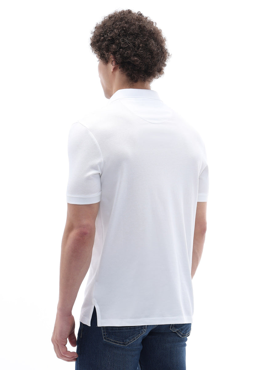 Straight Fit 100% Cotton T-Shirt - White