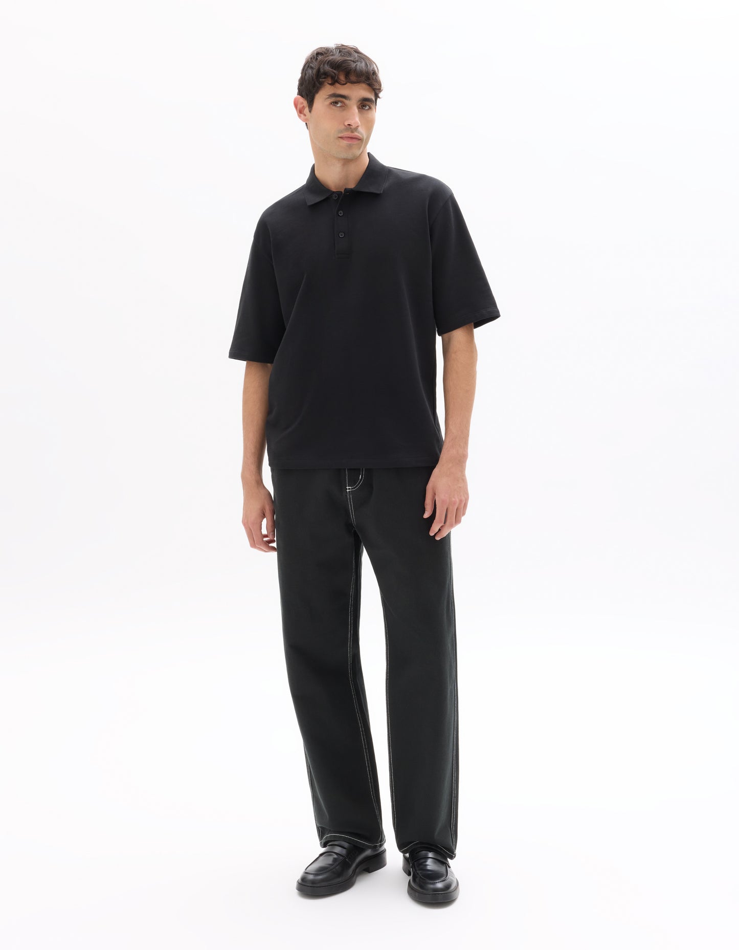 Celio Men Black Solid Regular Fit Cotton T-Shirts
