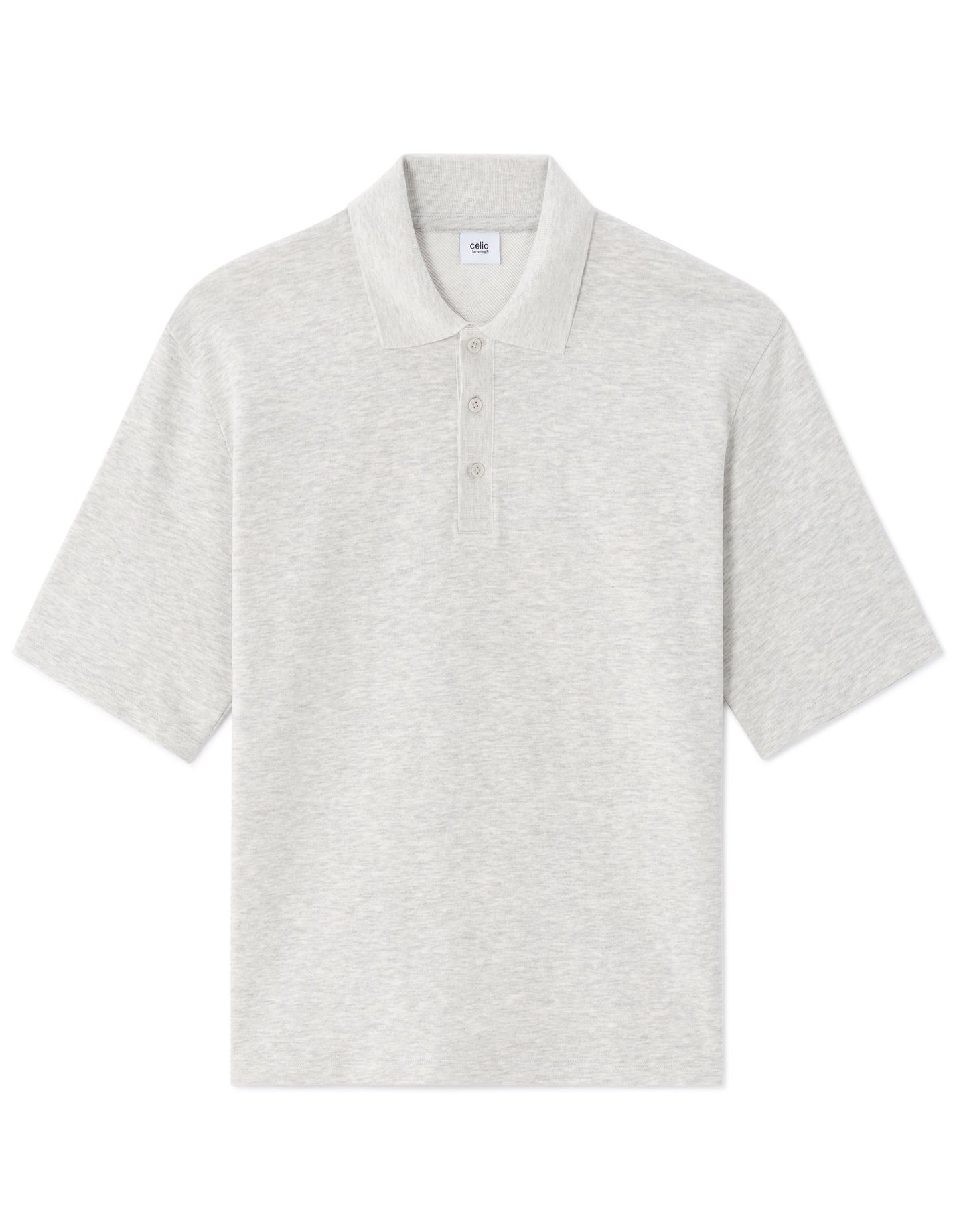 Celio Men Grey Solid Regular Fit Cotton T-Shirts