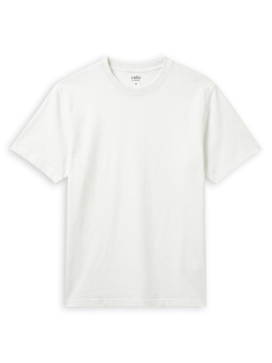 Regular Fit 100% Cotton T-Shirt - Off White