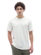 Regular Fit 100% Cotton T-Shirt - Off White
