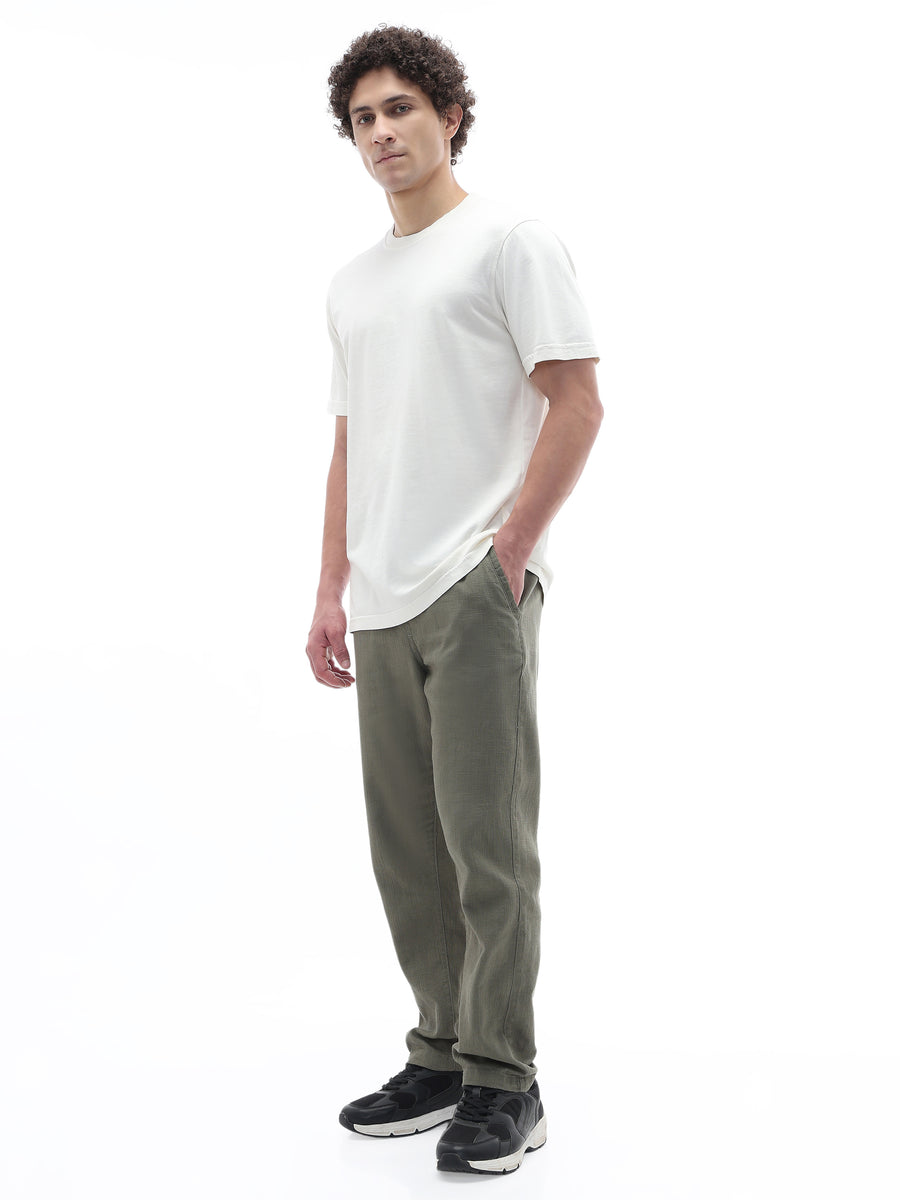 Regular Fit 100% Cotton T-Shirt - Off White