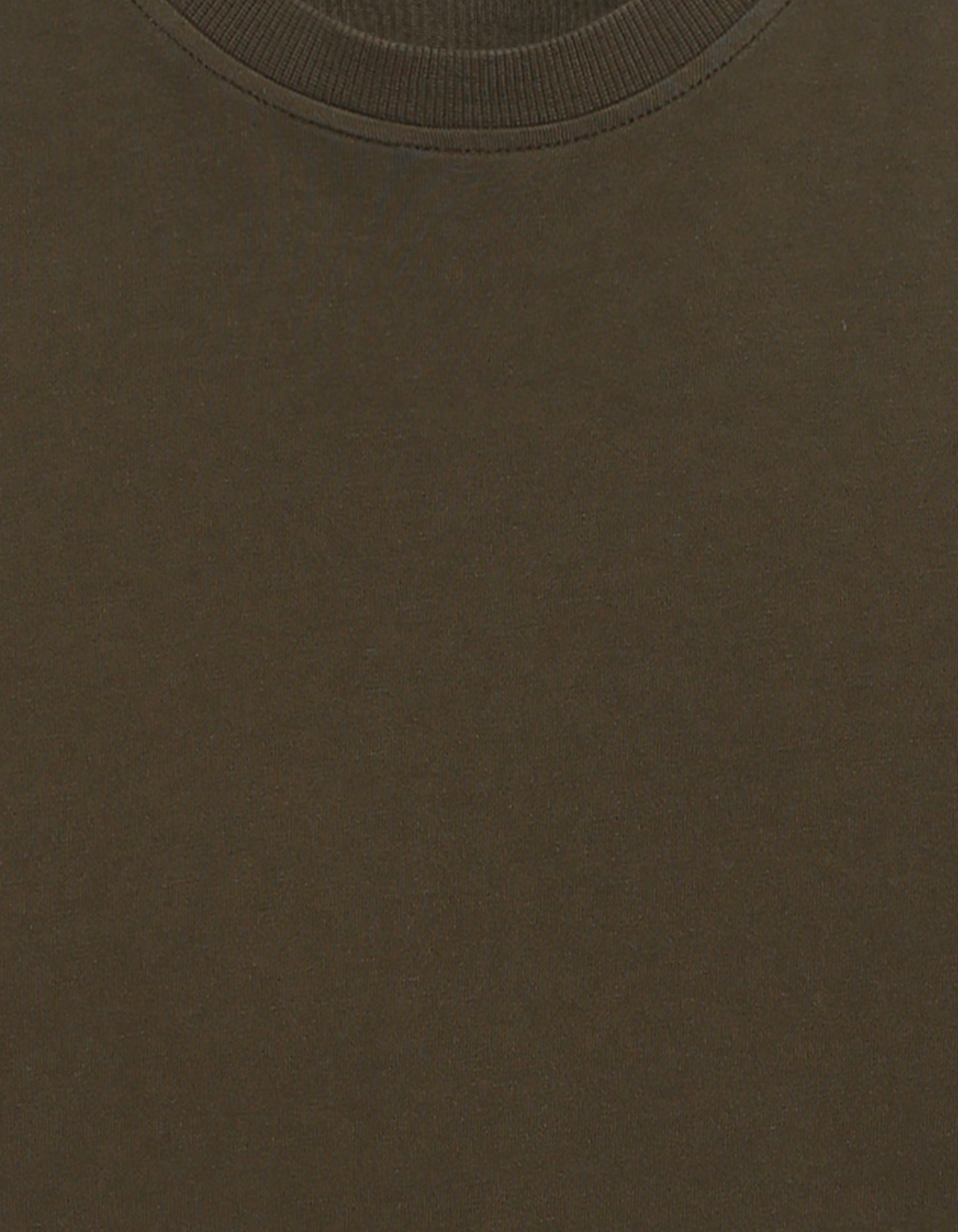 Celio* Regular Fit 100% Cotton Round neck T-shirt-Olive