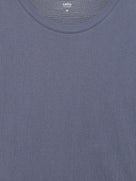 Boxy Fit Crew Neck T-Shirt - Blue