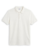 Straight Fit Structured T-Shirt - Off White