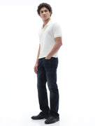 Straight Fit Structured T-Shirt - Off White