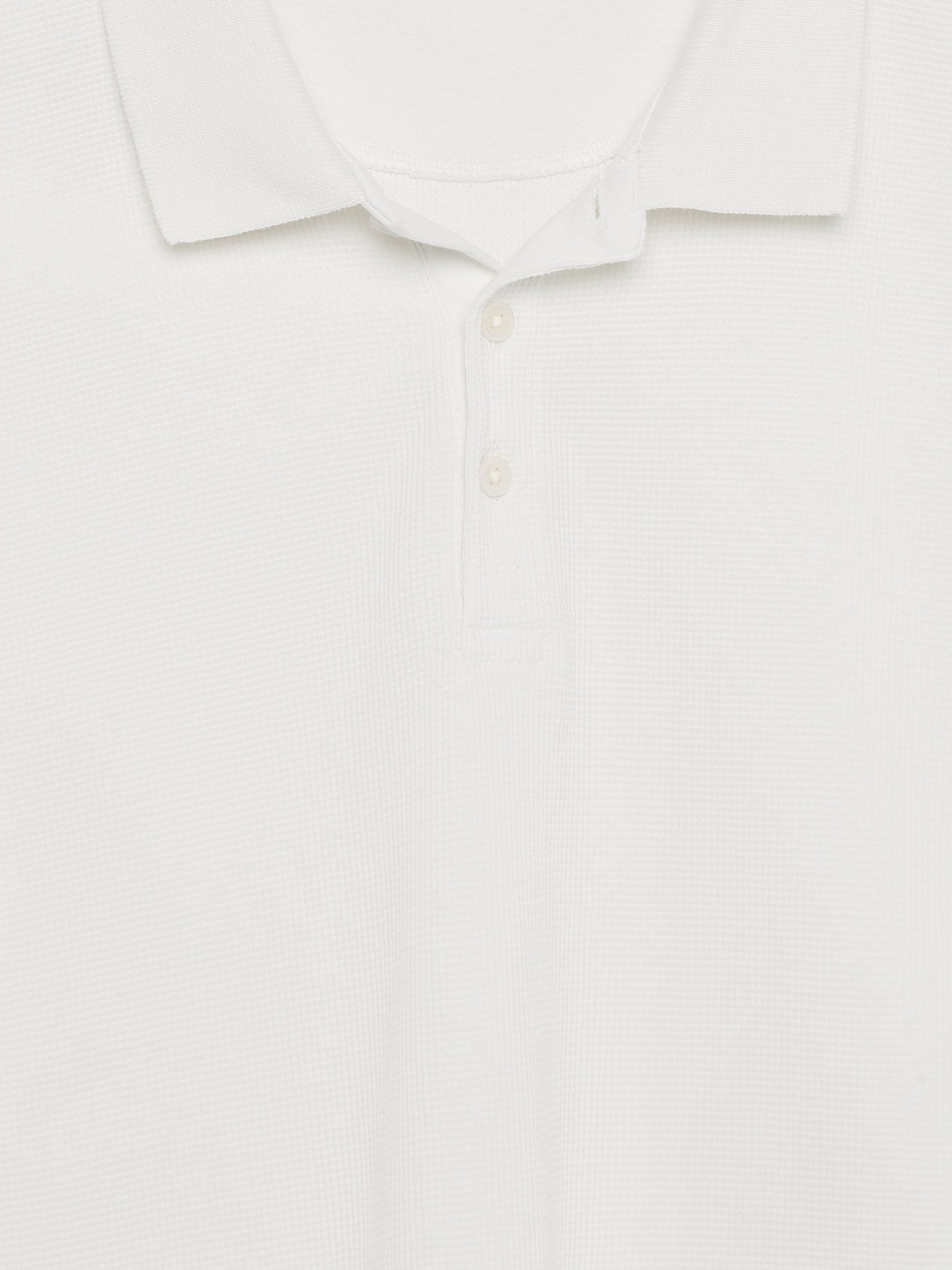 Celio Structured Straight Fit Cotton Poly Blend Cream Tshirts