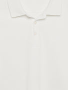 Straight Fit Structured T-Shirt - Off White