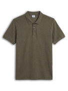Straight Fit Structured T-Shirt - Olive Green