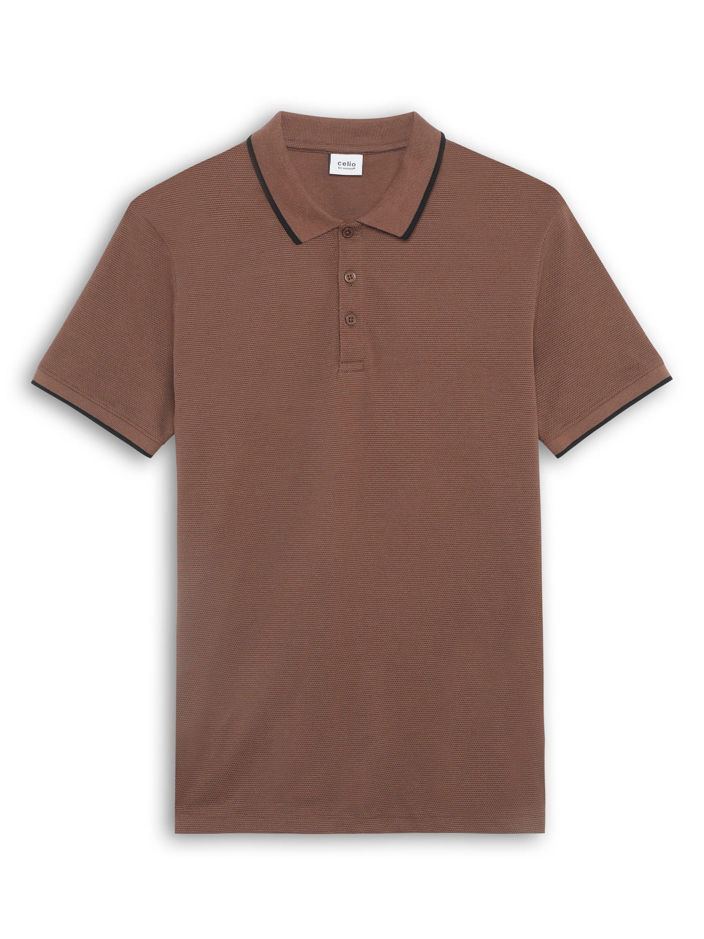 Regular Fit 100% Cotton T-Shirt - Brown