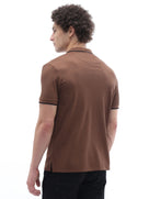 Regular Fit 100% Cotton T-Shirt - Brown