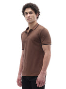 Regular Fit 100% Cotton T-Shirt - Brown