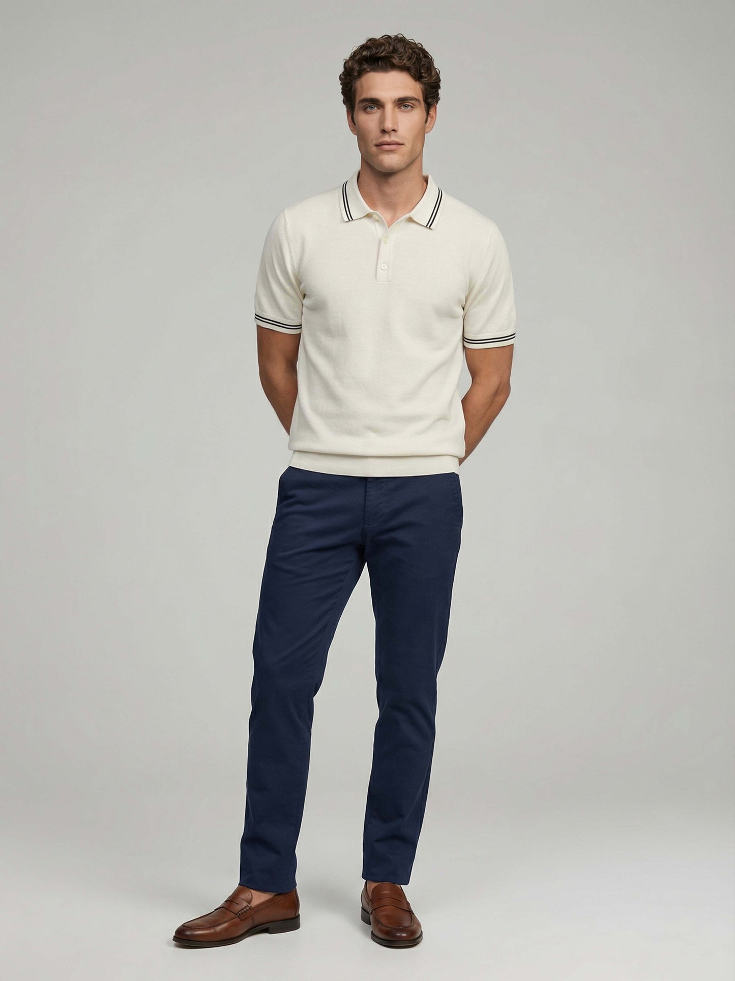 Celio* Men Off White Solid Regular Fit Cotton T-Shirts