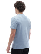 Regular Fit Structured T-Shirt - Blue