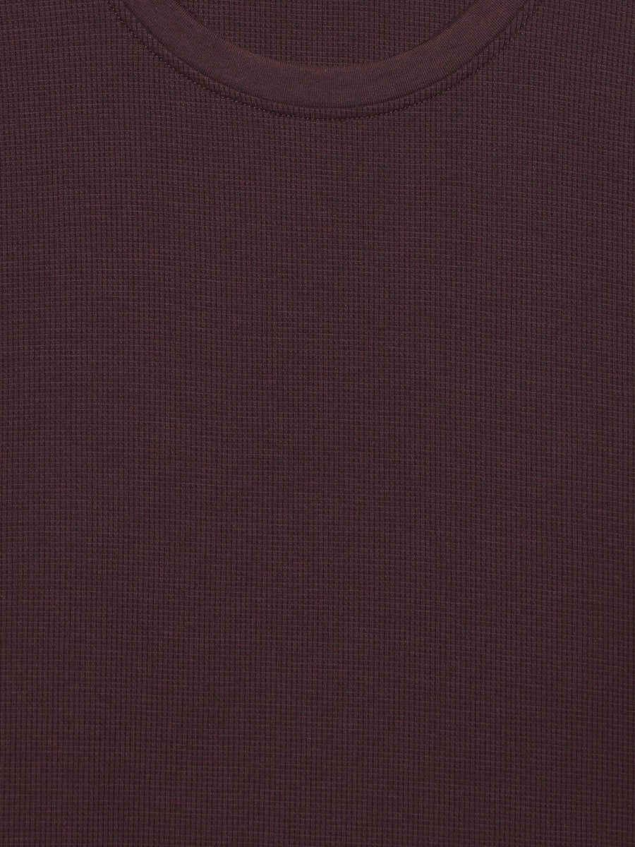 Regular Fit Structured T-Shirt - Brown