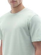 Regular Fit Structured T-Shirt - Green
