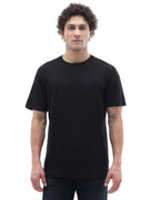 Regular Fit Structured T-Shirt - Black