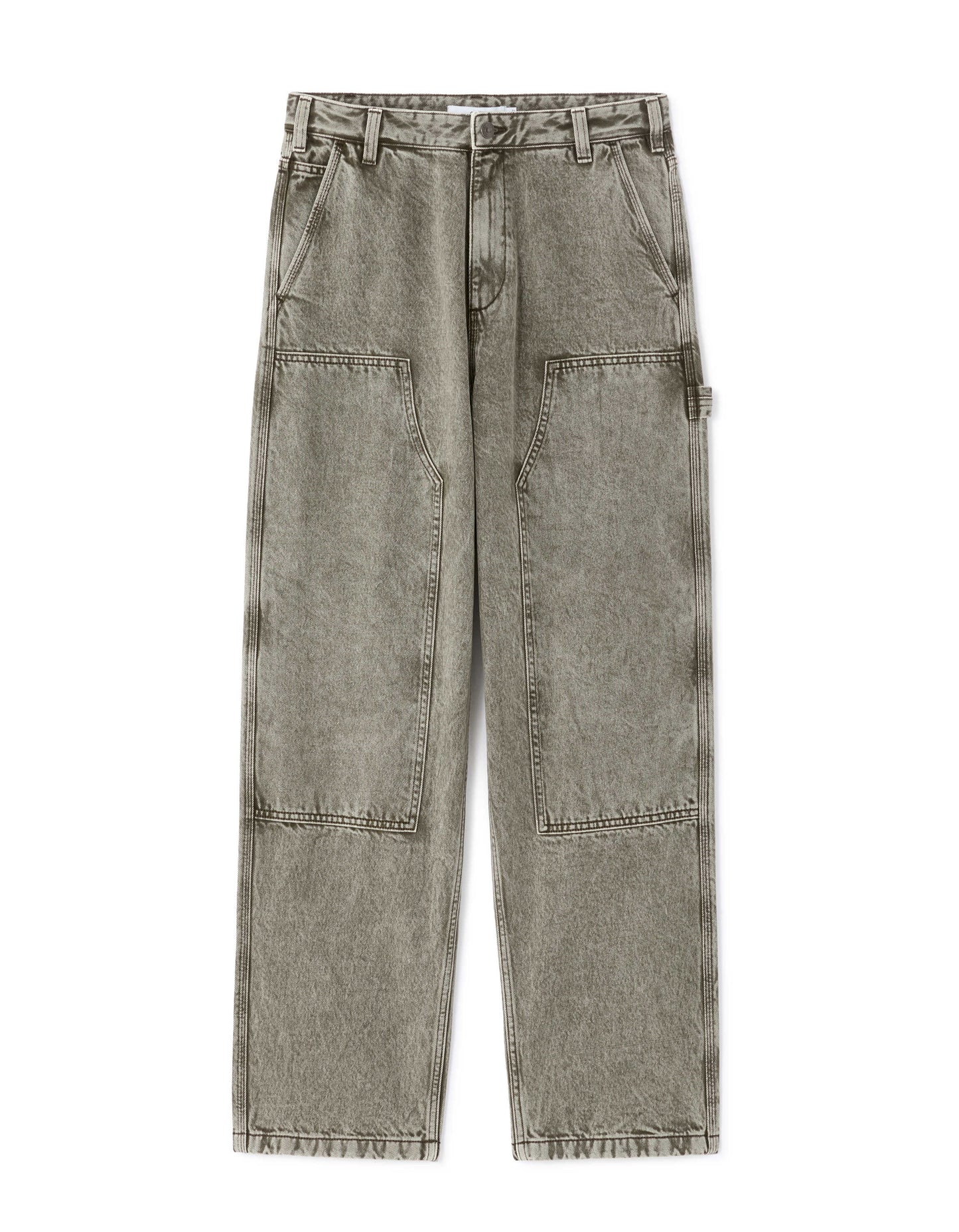 Celio Men Grey Solid Baggy Fit Cotton Jeans