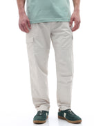 Straight Fit Trousers - Off White