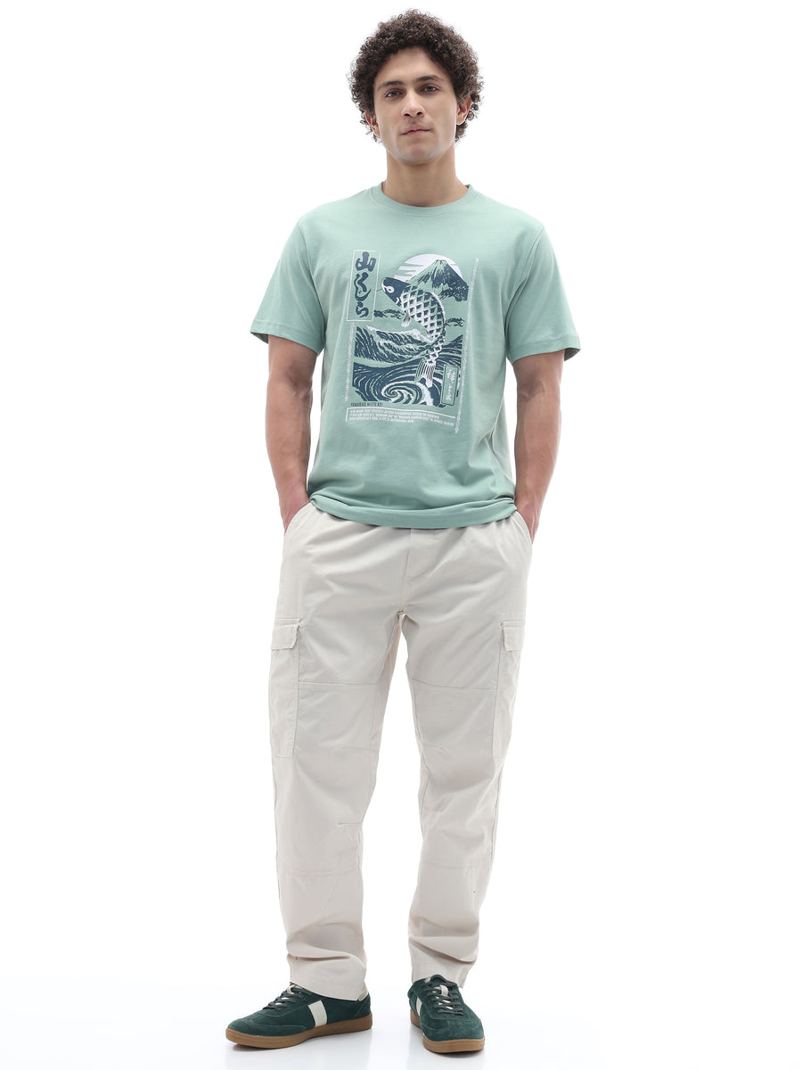 Straight Fit Trousers - Off White