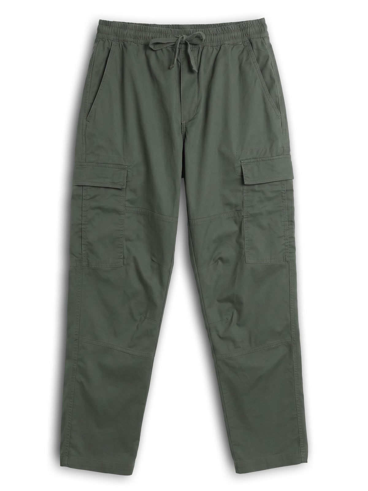 Straight Fit Trousers - Green