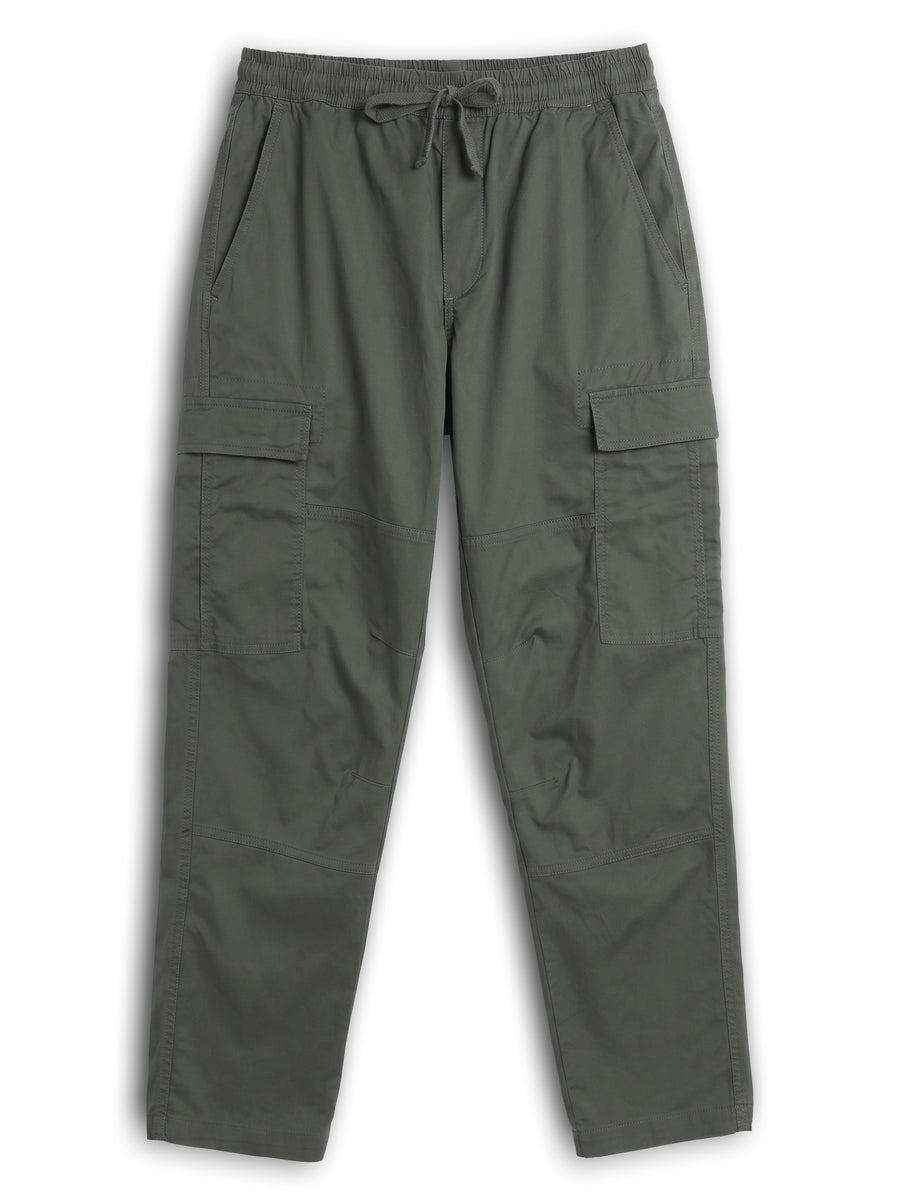 Straight Fit Trousers - Green