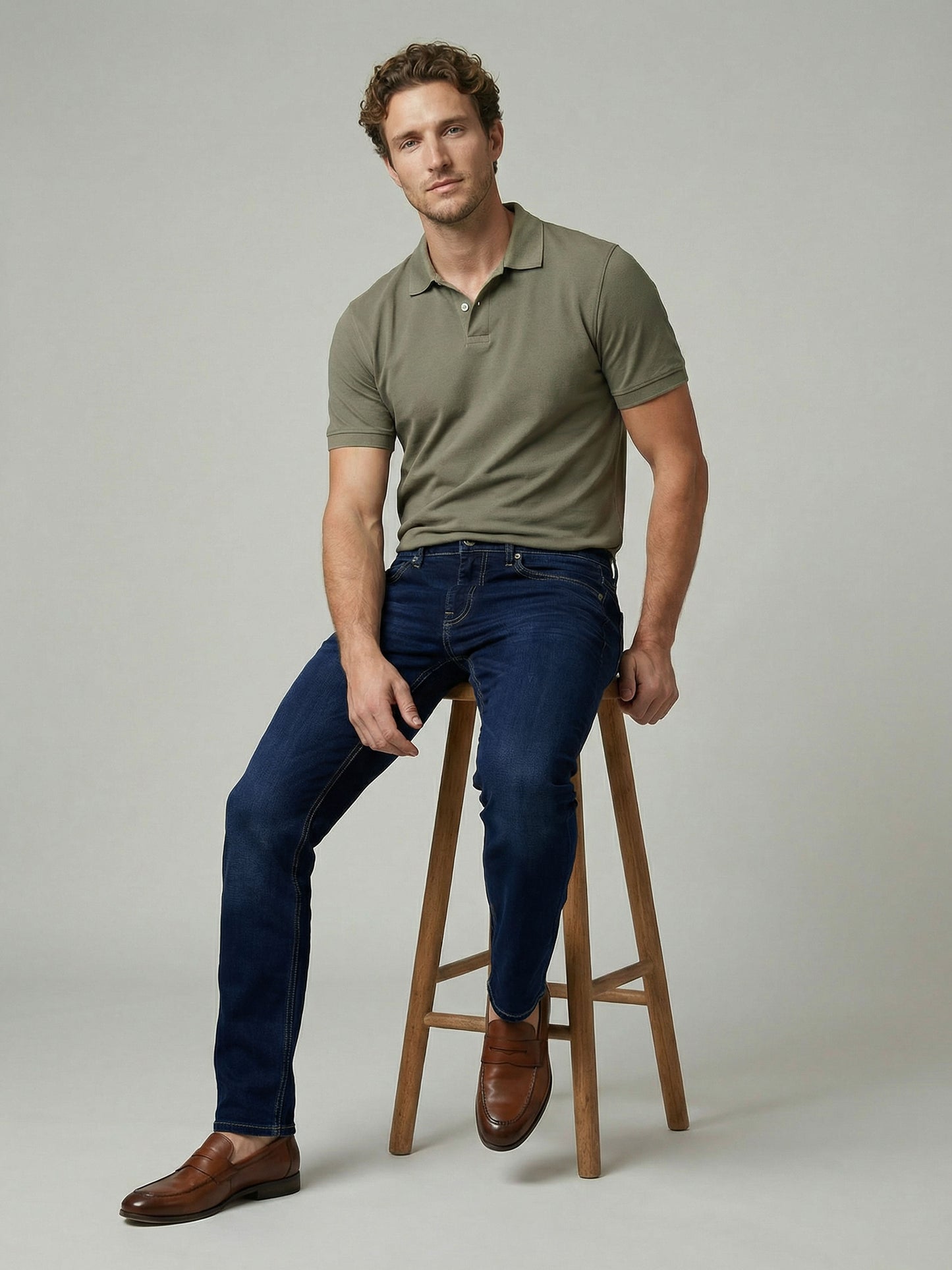 Celio Men Blue Solid Slim Fit Cotton Jeans