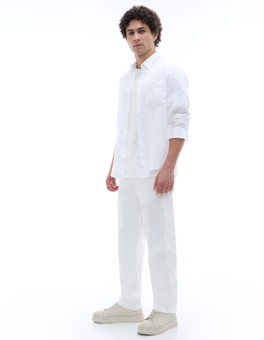 Relaxed Fit Jeans - Off White
