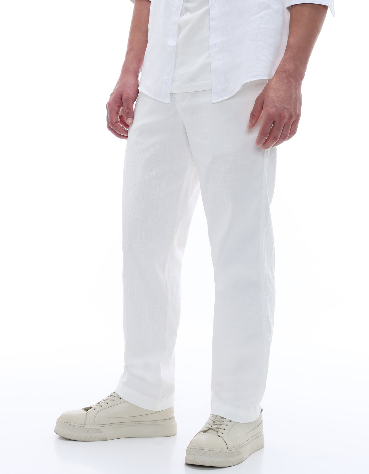 Relaxed Fit Jeans - Off White