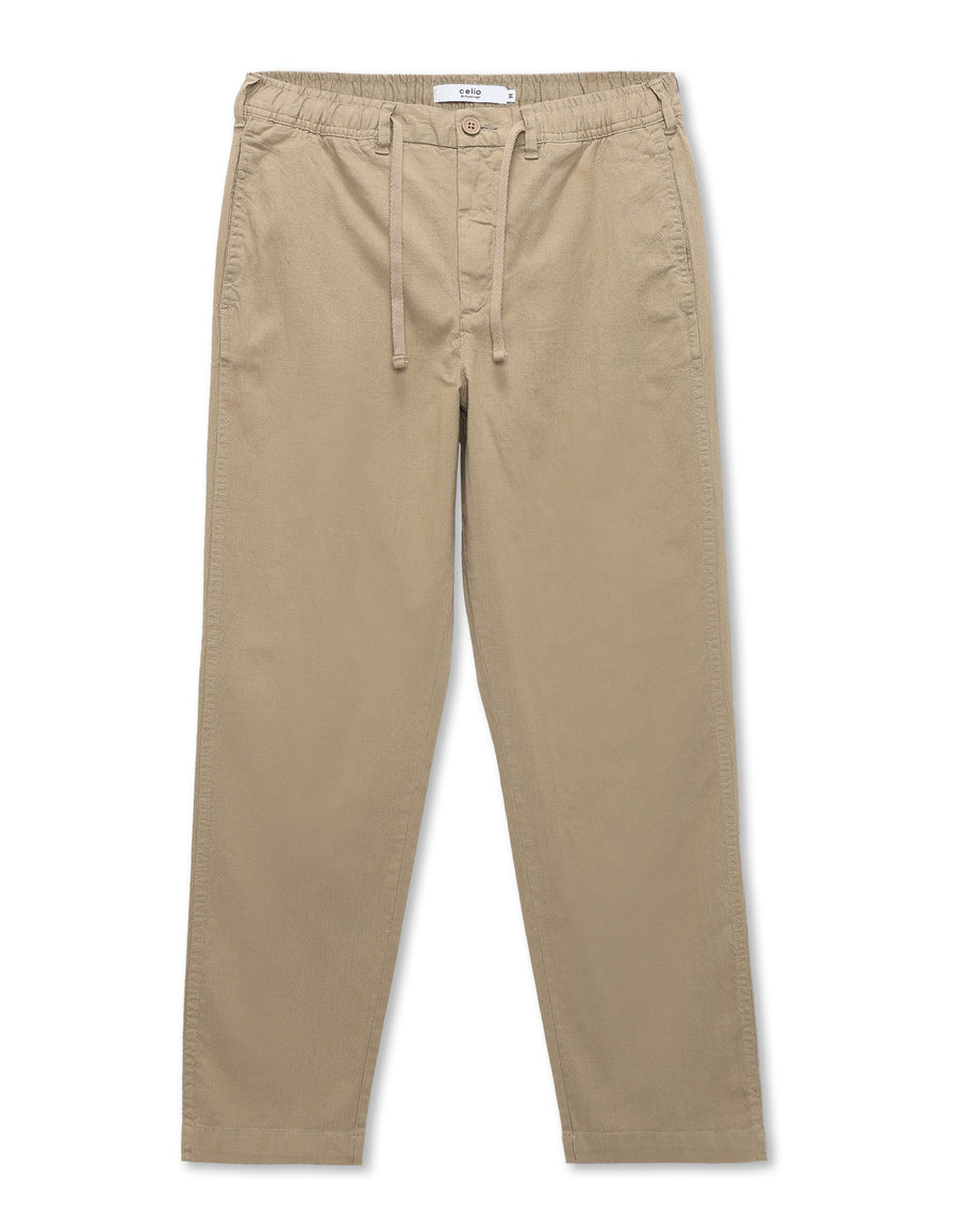 Relaxed Fit Trousers - Brown