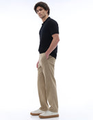 Relaxed Fit Trousers - Brown