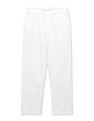 Relaxed Fit 100% Cotton Trousers - Off White