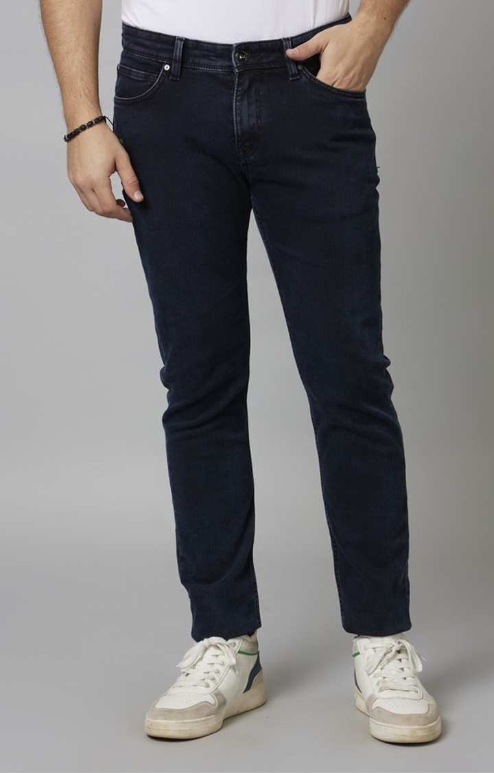 Celio* Cotton-Blend Slim Fit Blue Jean