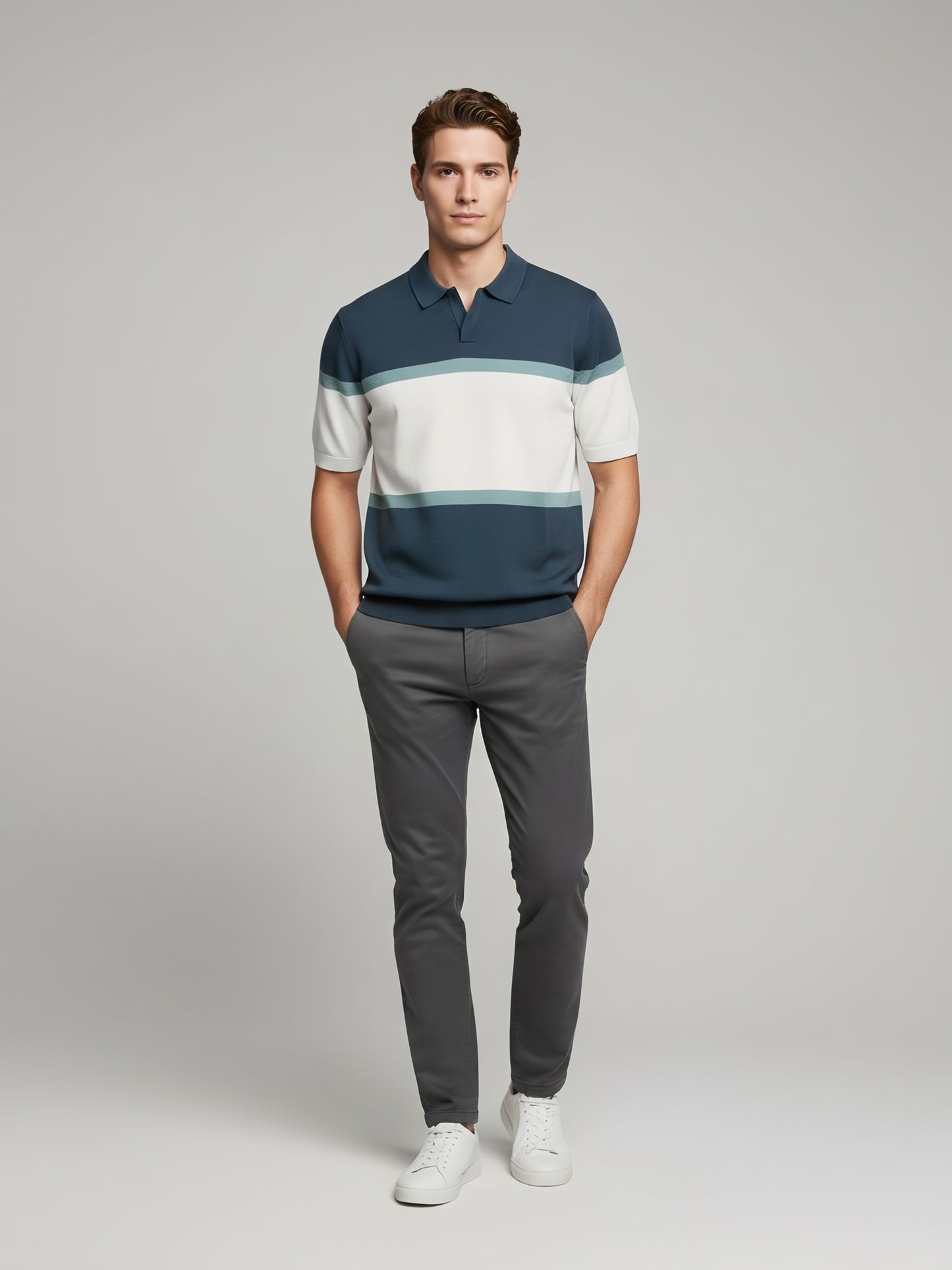 Celio* Men Multi Colourblocked Regular Fit Cotton T-Shirts