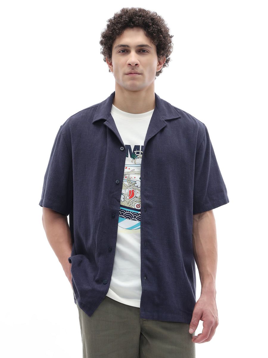 Relaxed Fit Trousers - Blue