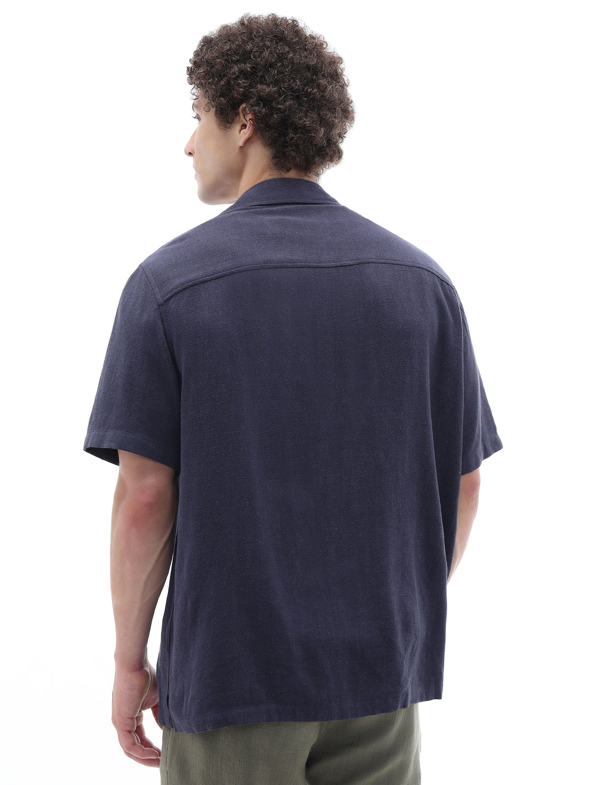 Relaxed Fit Trousers - Blue