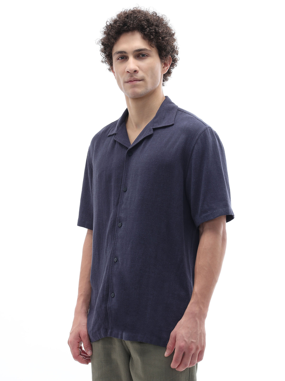 Relaxed Fit Trousers - Blue