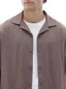Relaxed Fit Shirt - Light Brown