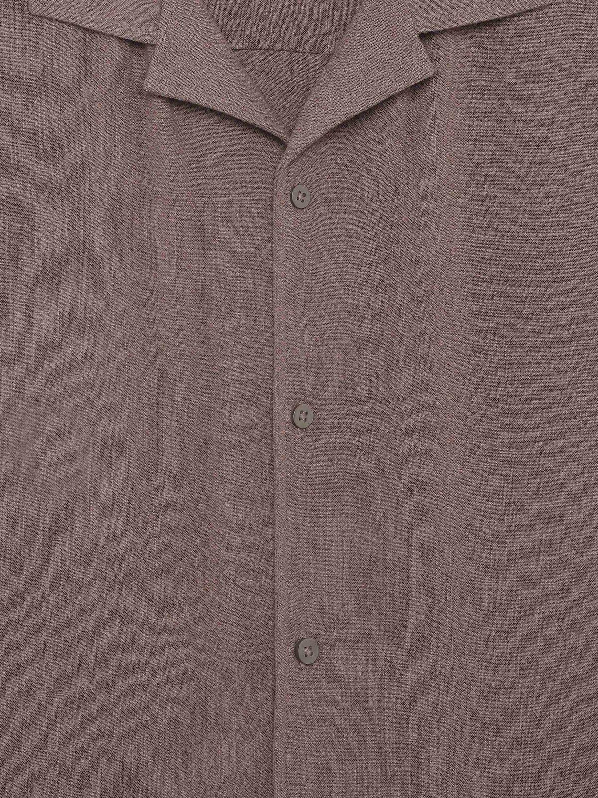 Relaxed Fit Shirt - Light Brown