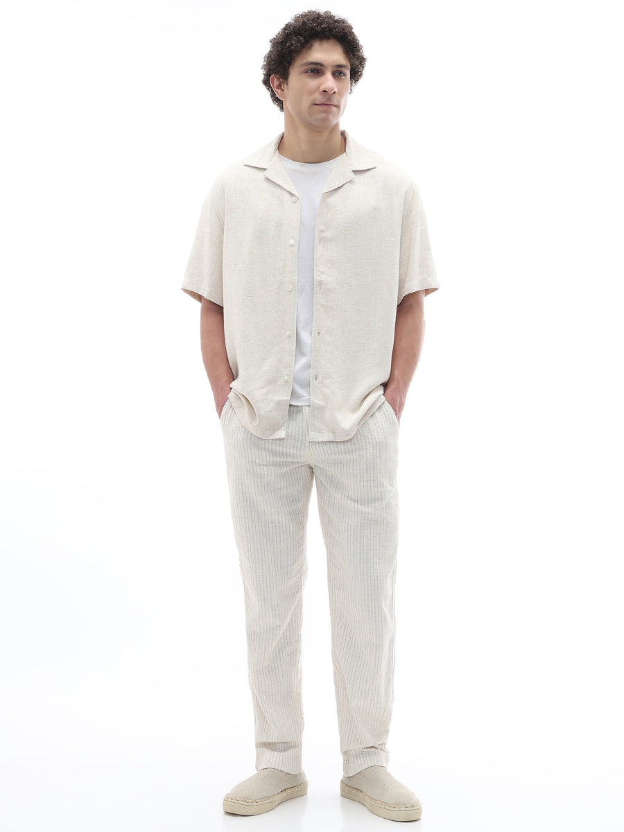 Relaxed Fit Shirt - Natural Beige