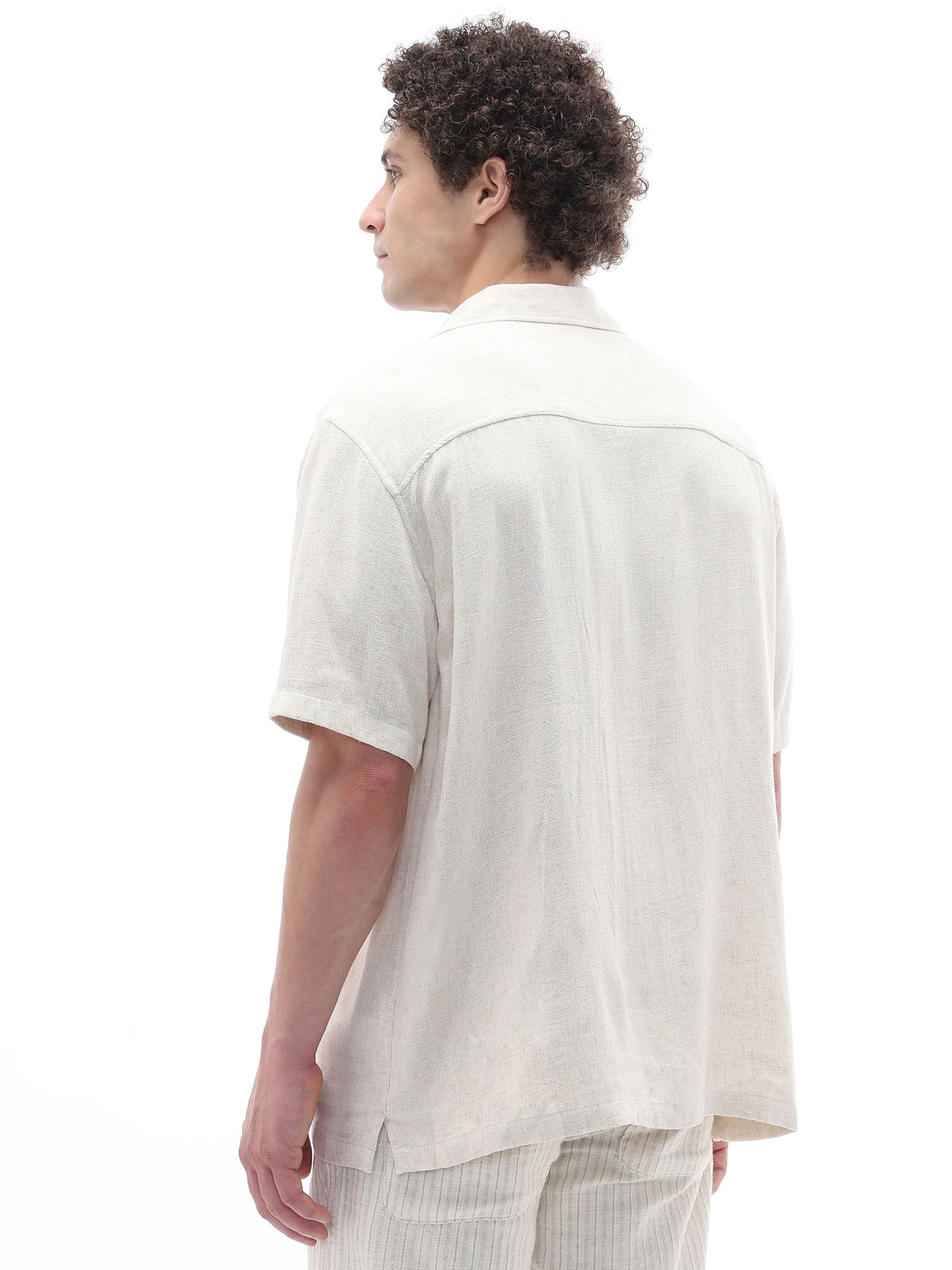 Relaxed Fit Shirt - Natural Beige