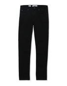 Slim Fit Stretch Cotton Jeans - Black