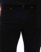 Slim Fit Stretch Cotton Jeans - Black