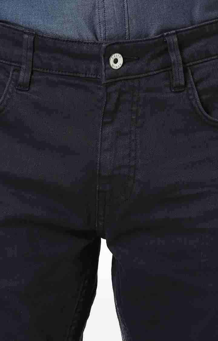 Celio* Cotton Slim Fit Navy Blue Jean