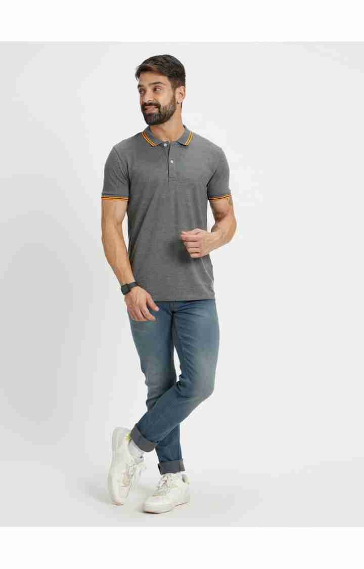 Celio* Cotton-Blend Skinny Fit Blue Jean