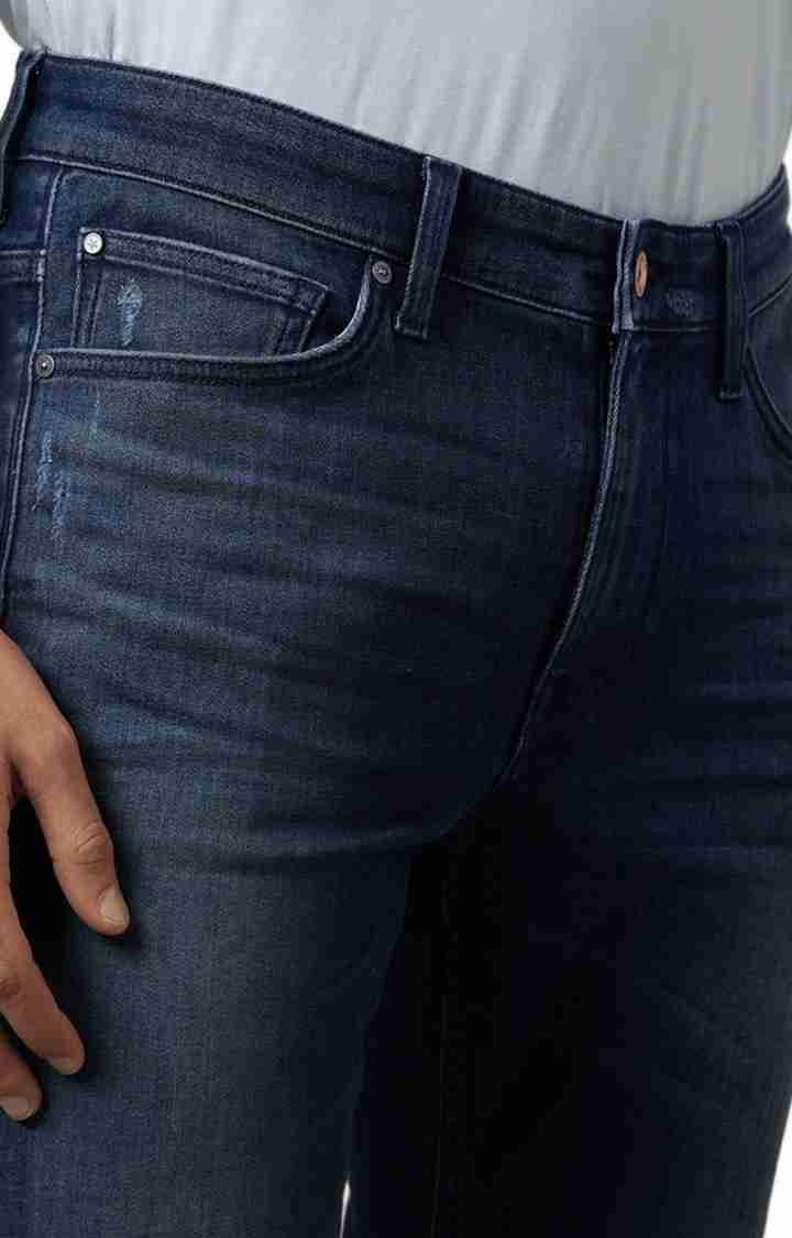 Celio* Cotton-Blend Slim Fit Blue Jean